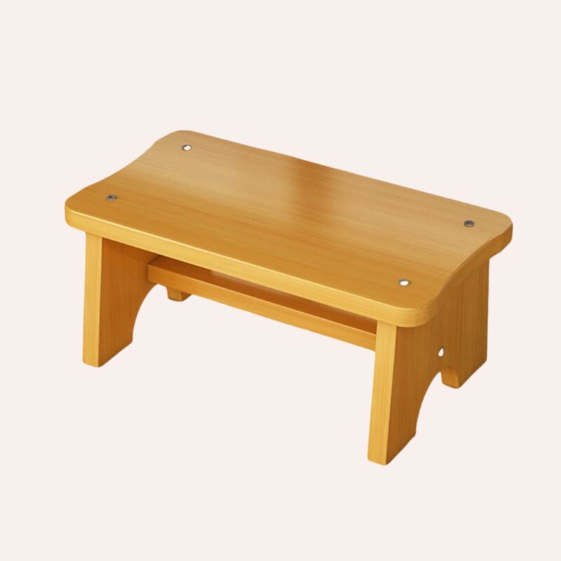 Repose-pieds en bois ergonomique pour enfants et adultes – Confort et pratique – Image 3