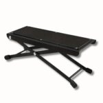 Repose pied pliant réglable 4 hauteurs – salon beauté, pédicure, pédale guitare, confort optimal