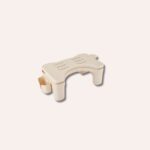 Repose-pieds ergonomique sous le bureau avec rouleaux de massage et correction de posture