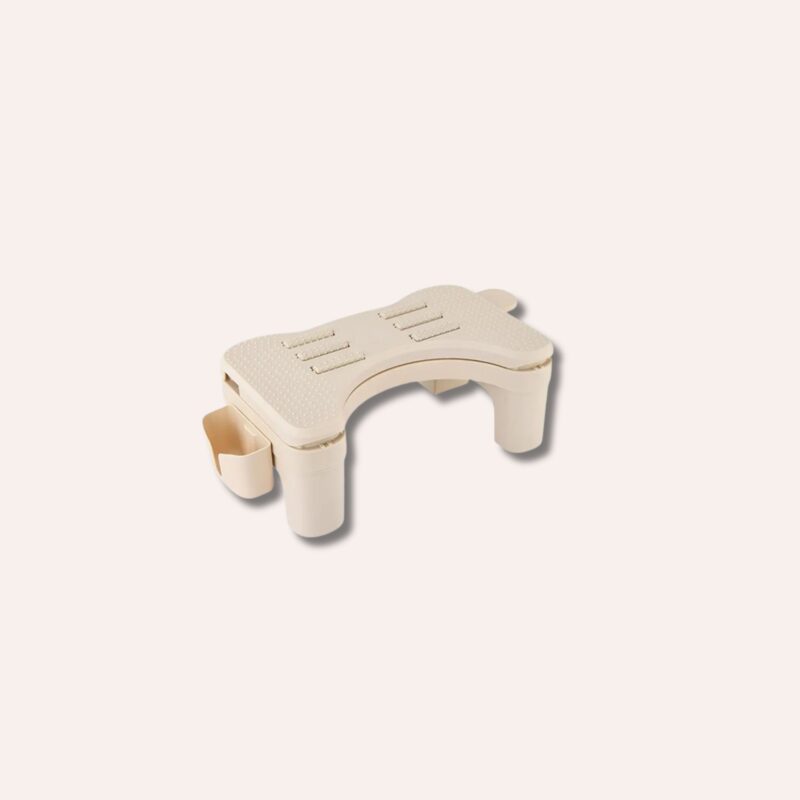 Repose-pieds ergonomique sous le bureau avec rouleaux de massage et correction de posture