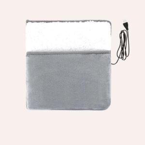 Chaussons Chauffants USB Électriques Poche Peluche Lavables Hiver Portables
