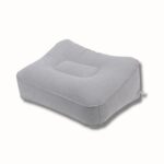Oreiller repose pied gonflable PVC doux – coussin voyage bureau maison, confort pieds relaxants
