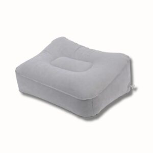 Oreiller repose pied gonflable PVC doux – coussin voyage bureau maison, confort pieds relaxants