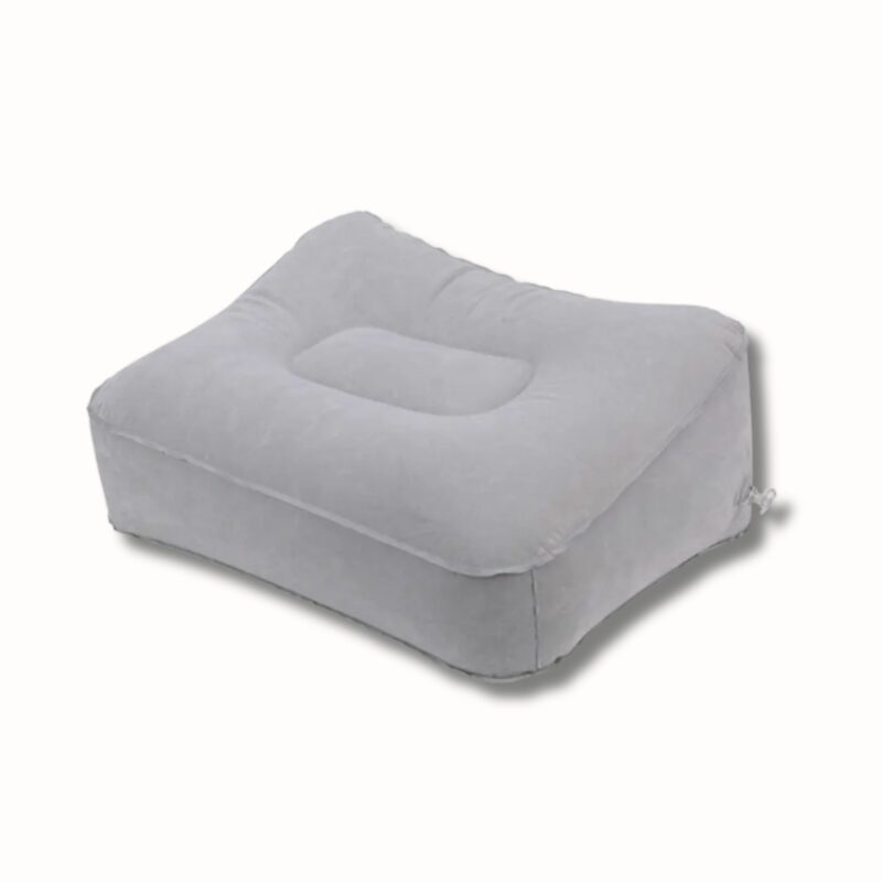 Oreiller repose pied gonflable PVC doux – coussin voyage bureau maison, confort pieds relaxants