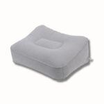 Oreiller repose pied gonflable PVC doux – coussin voyage bureau maison, confort pieds relaxants