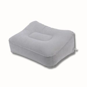 Oreiller repose pied gonflable PVC doux – coussin voyage bureau maison, confort pieds relaxants