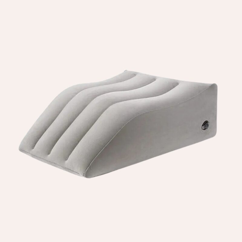Coussin Élévation Jambes Gonflable Camping-Car Voyage Coin Support PVC