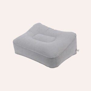 Coussin Gonflable PVC Voyage Bureau 37x30x20cm Anti-Fuite Floqué Circulation