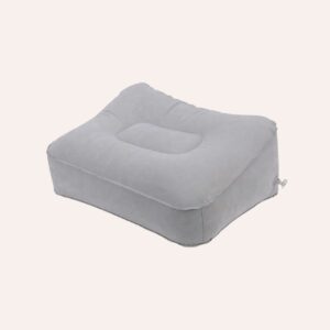 Coussin Gonflable PVC Voyage Bureau 37x30x20cm Anti-Fuite Floqué Circulation