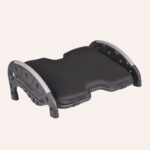 Repose-Pieds Coussin Mousse Amovible 27x16x11cm Texture Massage Pliable