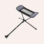 Repose-Pieds Camping Pliable Aluminium Oxford Portable Pêche Plage 420g
