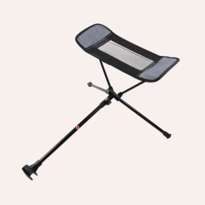 Repose-Pieds Camping Pliable Aluminium Oxford Portable Pêche Plage 420g