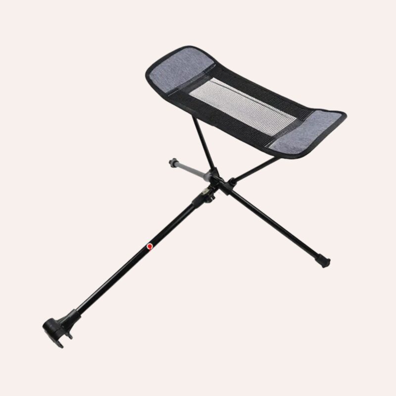 Repose-Pieds Camping Pliable Aluminium Oxford Portable Pêche Plage 420g