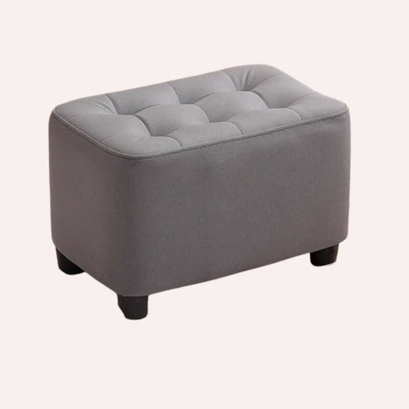 Poufs Empilables Cuir Design - Tabourets Modulaires Antidérapants Salon Moderne – Image 2