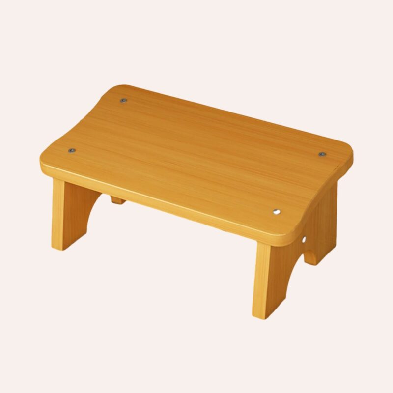Repose-pieds en bois ergonomique pour enfants et adultes – Confort et pratique – Image 4