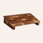 Repose-Pieds Bois Surface Lisse Inclinable Bureau Gaming Salle Bain Adultes