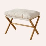 Pouf Velours Rembourré Salon Chambre Bureau Extérieur Confort Design Pratique