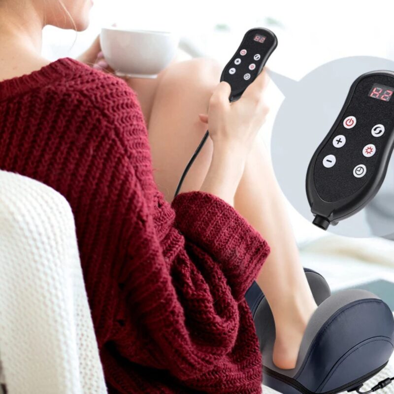 Masseur Pieds Électrique Thérapie Lumière Rouge Chauffage Télécommande – Image 2
