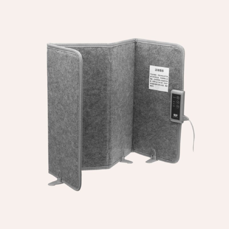 Paravent Chauffant Pliable Bureau 150W Jambes Pieds Portable 100x51cm – Image 5