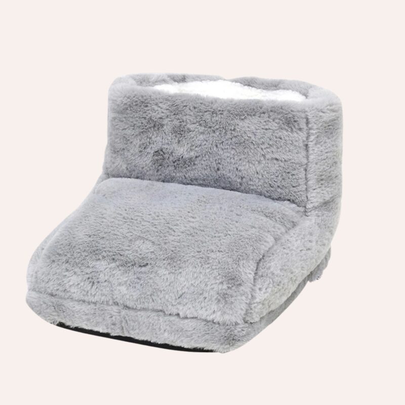 Chaussons Chauffants USB Double Pieds Flanelle Amovible Lavable Couple
