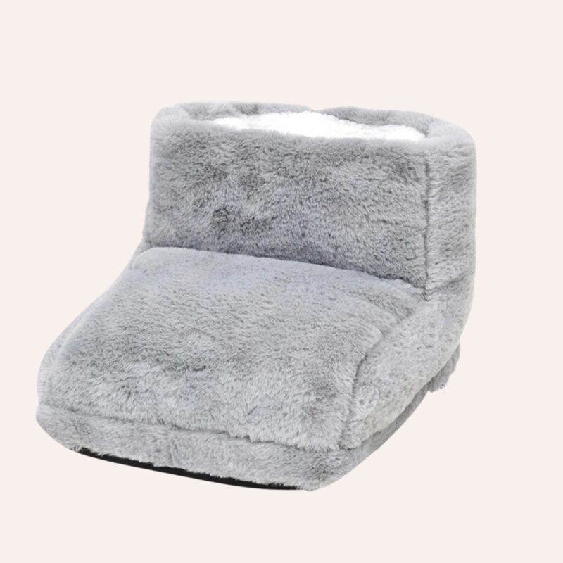 Chaussons Chauffants USB Double Pieds Flanelle Amovible Lavable Couple