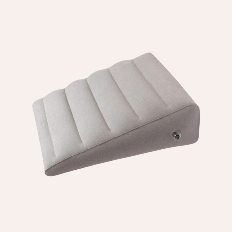 Oreiller Gonflable Multifonction PVC Dos Genoux Jambes Camping Portable