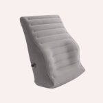 Coussin Gonflable PVC Flocage Support Lombaire Circulation Jambes 46x37cm