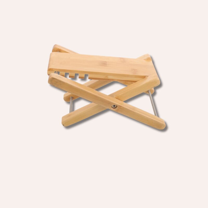 Repose-Pieds Guitare Bois Massif Réglable Miwayer Antidérapant Musical Portable – Image 3