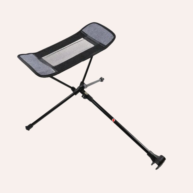 Repose-Pieds Camping Pliable Aluminium Oxford Portable Pêche Plage 420g – Image 3