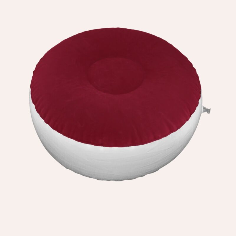Tabouret Gonflable PVC Flocage 62x32cm Camping Plage Jardin Portable – Image 3