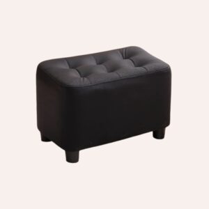Poufs Empilables Cuir Design - Tabourets Modulaires Antidérapants Salon Moderne