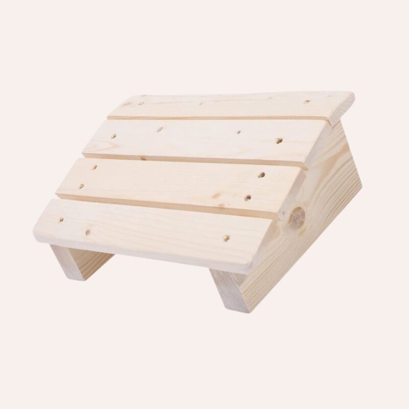 Repose-Pied Bureau Incliné 30° - Support Ergonomique Bois – Image 3
