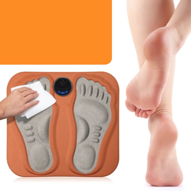 Tapis Massage TENS Électrostimulation 3D Pieds Mollets 6 Modes Pliable – Image 4