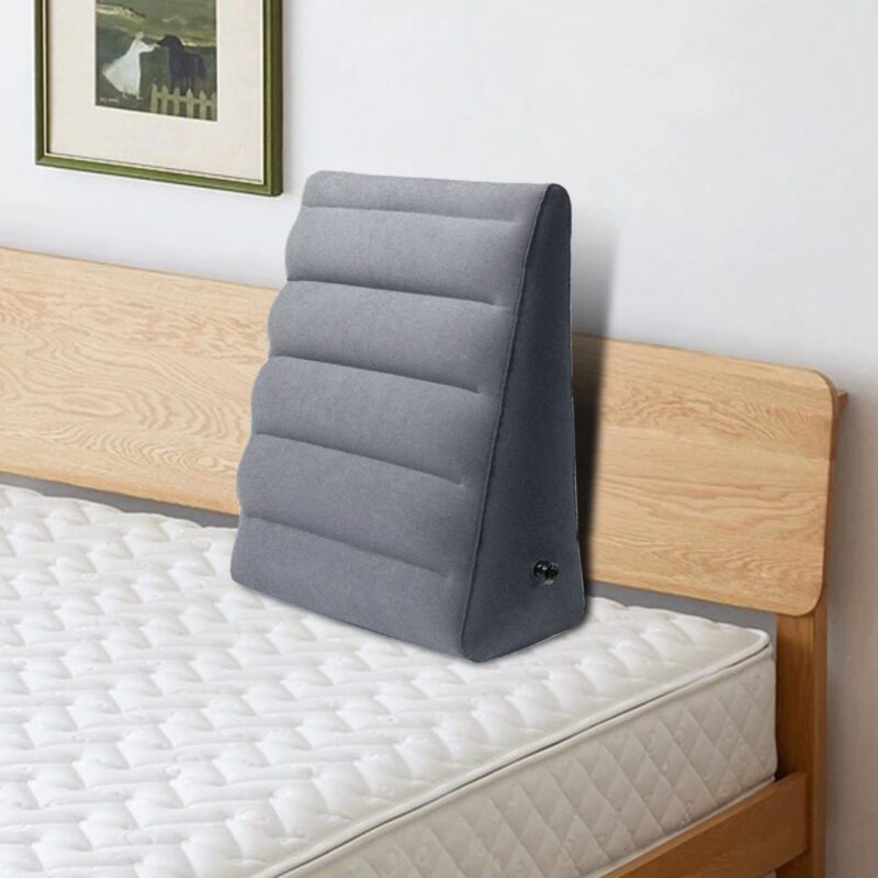 Oreiller Gonflable Multifonction PVC Dos Genoux Jambes Camping Portable – Image 4