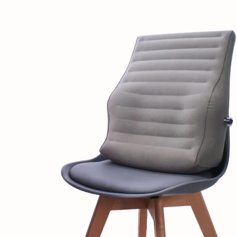 Coussin Gonflable PVC Flocage Support Lombaire Circulation Jambes 46x37cm – Image 4