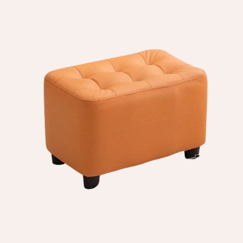 Poufs Empilables Cuir Design - Tabourets Modulaires Antidérapants Salon Moderne – Image 4