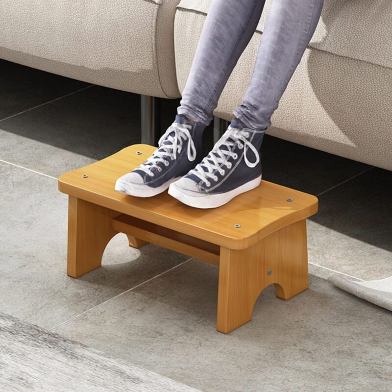 Repose-pieds en bois ergonomique pour enfants et adultes – Confort et pratique – Image 6