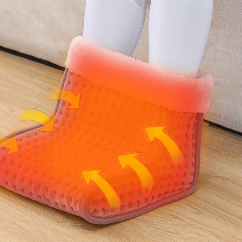 Chauffe-Pieds Électrique 100W Télécommande 4 Vitesses Minuteur Lavable Thérapeutique – Image 3