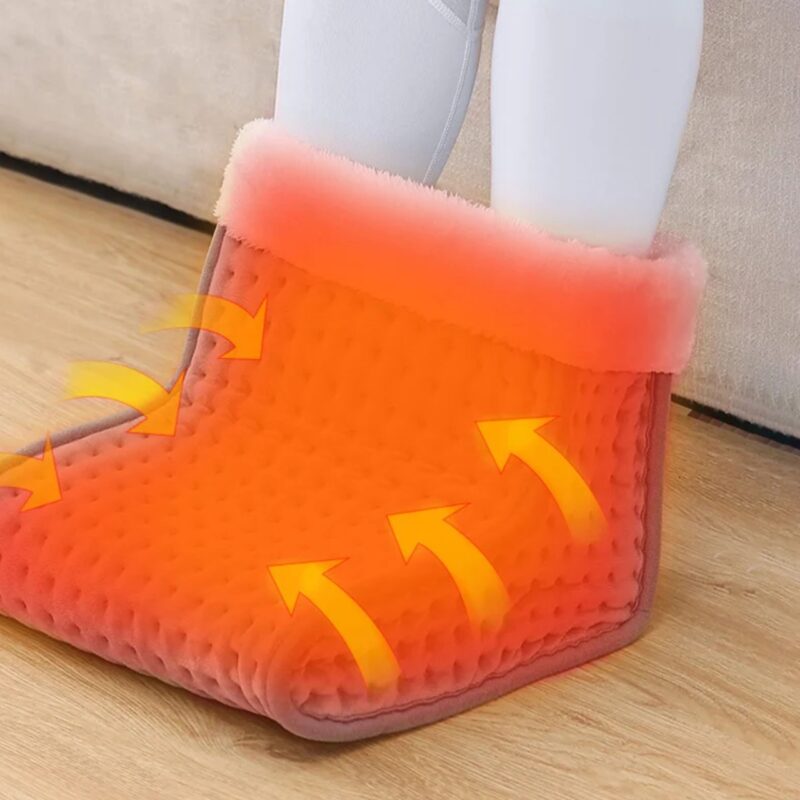 Chauffe-Pieds Électrique 100W Télécommande 4 Vitesses Minuteur Lavable Thérapeutique – Image 3