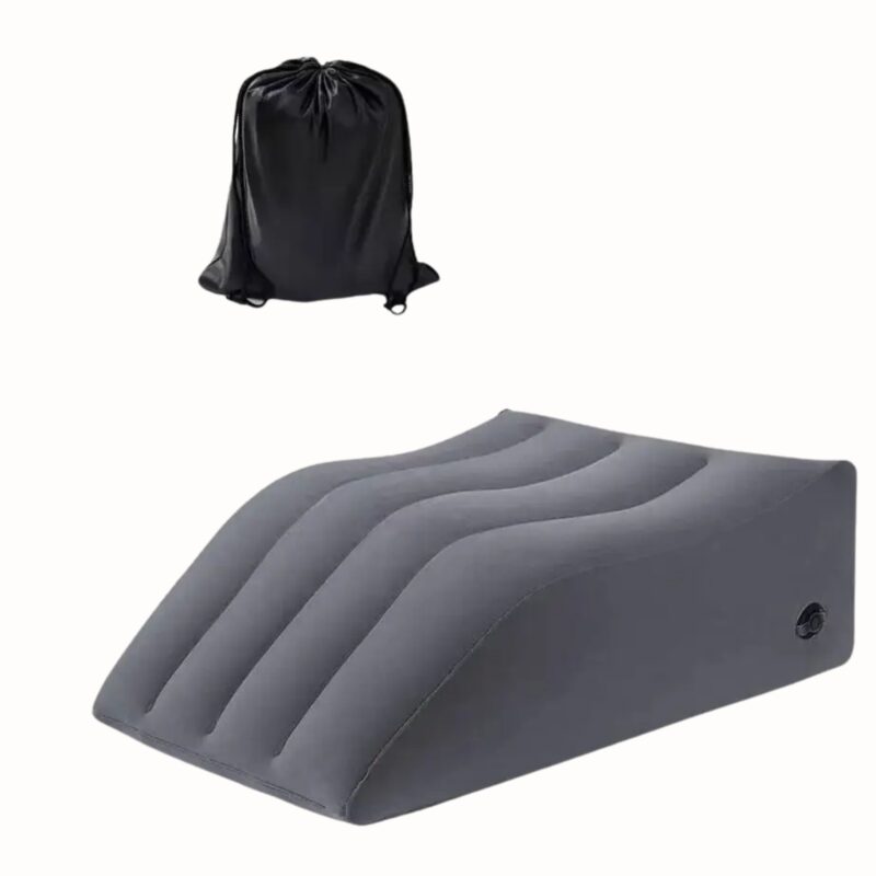 Coussin Élévation Jambes Gonflable Camping-Car Voyage Coin Support PVC – Image 5