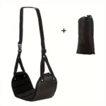 Hamac Voyage Avion Mousse Mémoire Forme Réglable 90-190cm Sac Rangement