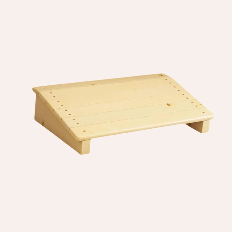 Repose-Pieds Bois Surface Lisse Inclinable Bureau Gaming Salle Bain Adultes – Image 6
