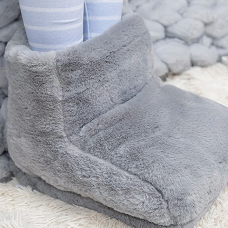 Chaussons Chauffants USB Double Pieds Flanelle Amovible Lavable Couple – Image 3