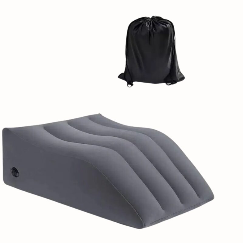 Coussin Élévation Jambes Gonflable Camping-Car Voyage Coin Support PVC – Image 2