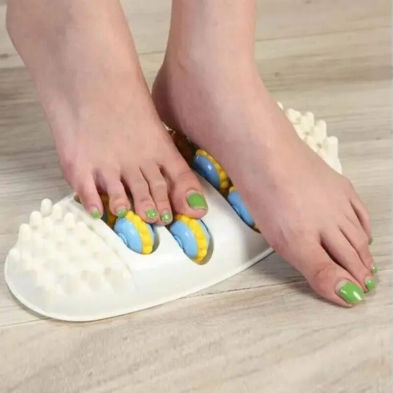 Repose-Pieds Bureau Portable Rouleaux Massage 43x32cm Décompression Ergonomique – Image 6