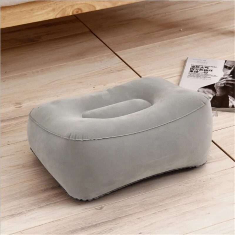 Coussin Gonflable PVC Voyage Bureau 37x30x20cm Anti-Fuite Floqué Circulation – Image 6
