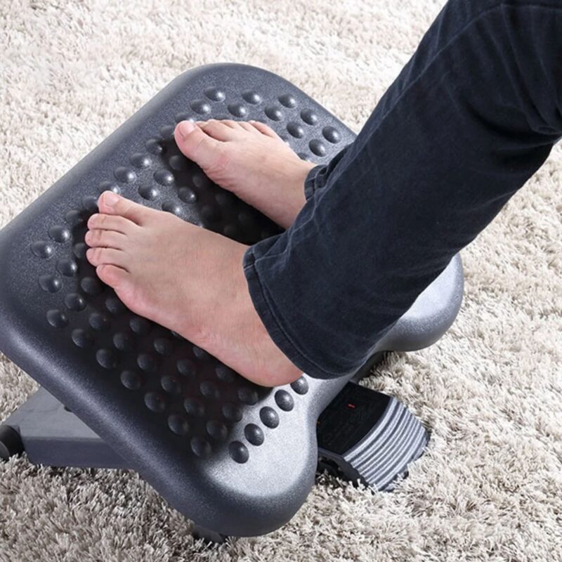Repose-Pieds ABS 3 Hauteurs Réglables 7-15cm Anti-Myopie Circulation Portable – Image 3