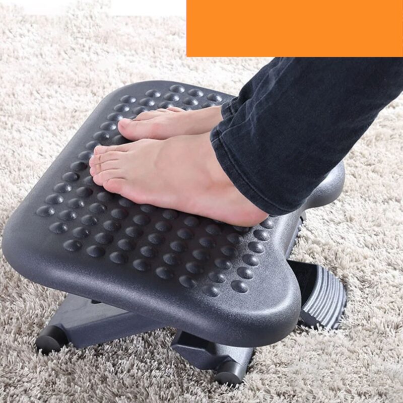 Repose-Pieds ABS 3 Hauteurs Réglables 7-15cm Anti-Myopie Circulation Portable – Image 4