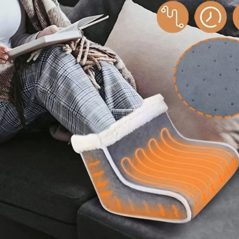 Chauffe-Pieds Électrique Botte 6 Températures 4 Minuteurs PTC Ignifuge – Image 7