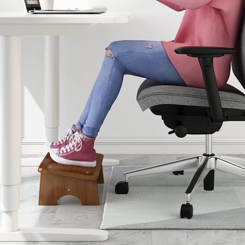 Repose-pieds en bois ergonomique pour enfants et adultes – Confort et pratique – Image 2